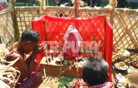Traditional Garia Puja observed in Tripura Traditional Garia Puja observed in Tripura